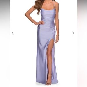 La Femme Lavender Gown, Size 0- Like New Condition, worn once